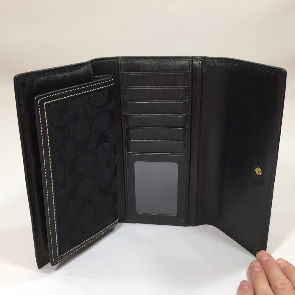 Coach Checkbook Wallet - Picture 3 of 5